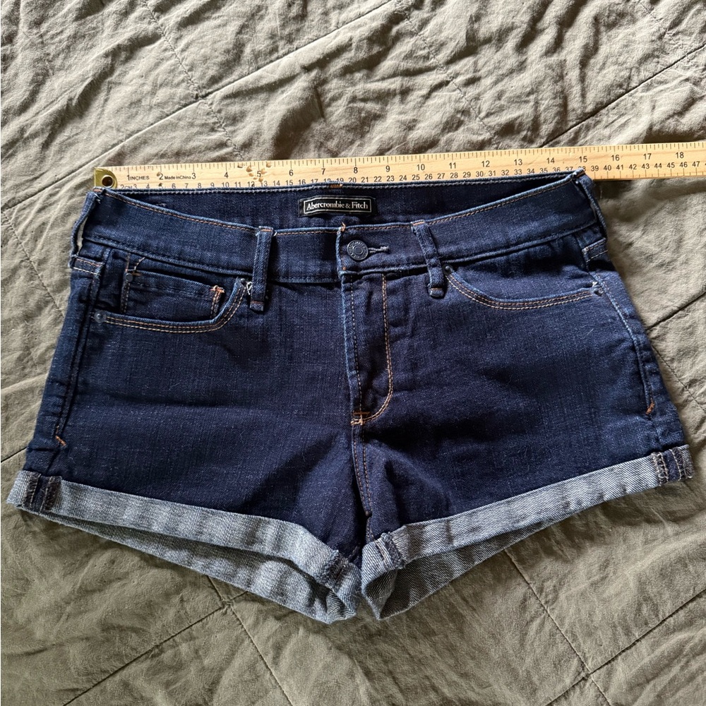 Abercrombie & Fitch Blue Jean Shorts Classic Design